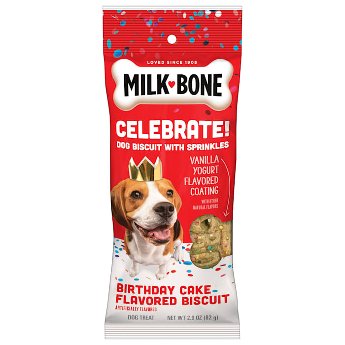 UPC 079100801503 product image for Milk-Bone Extra-Large Dipped Birthday Biscuits Dog Treats, 2.9 oz. | upcitemdb.com