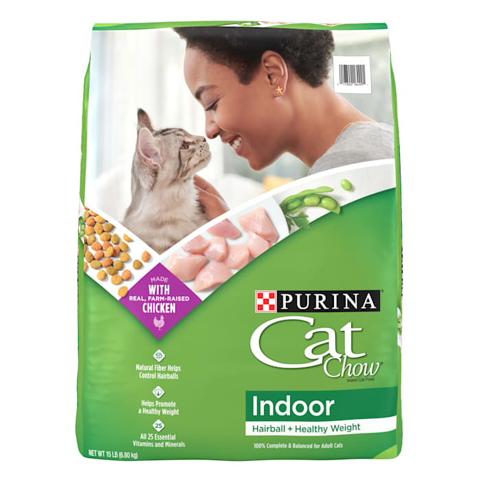 UPC 017800184991 product image for Purina Cat Chow Indoor Hairball + Healthy Weight Dry Cat Food, 15 lbs. | upcitemdb.com