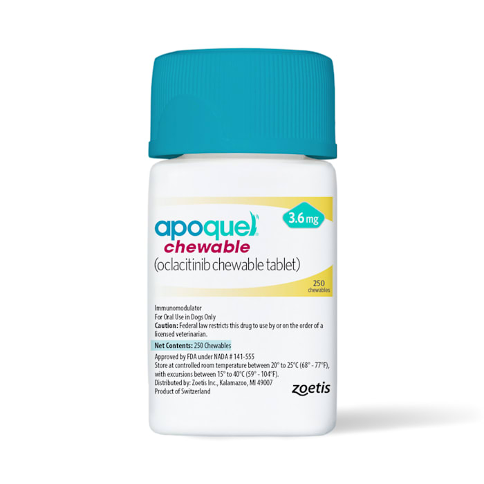 Apoquel Chewable 3.6 MG RX Tablets for Dogs, Count of 30