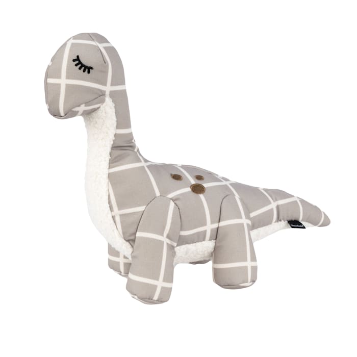 Harry Barker Collection Plaid Dinosaur Plush Dog Toy, Large