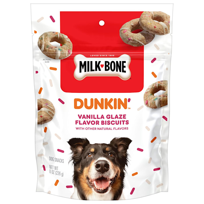 UPC 079100321636 product image for Milk-Bone Dunkin' Vanilla Glaze Biscuits with Other Natural Flavors Dog Treats,  | upcitemdb.com