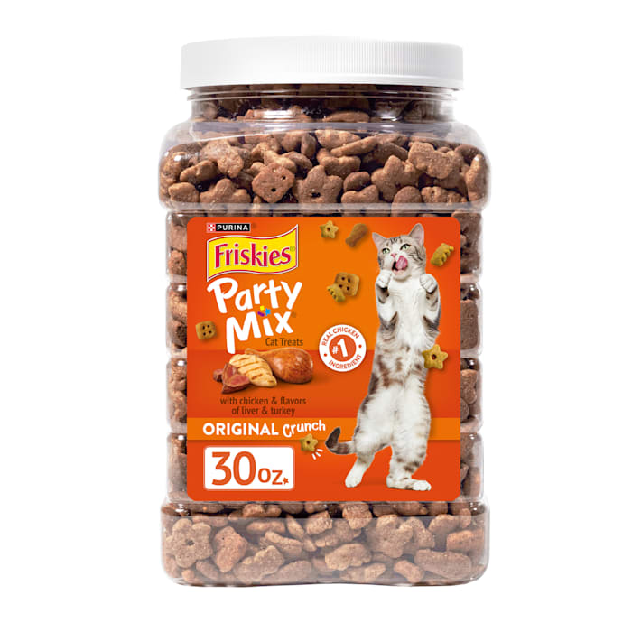 UPC 050000500413 product image for Friskies Party Mix Original Crunch Cat Treats, 30 oz. | upcitemdb.com