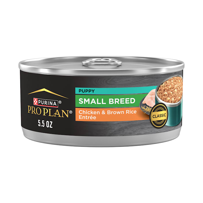 Purina Pro Plan Complete Essentials Small Breed Chicken and Brown Rice Entree Wet Dog Food for Small Dogs, 5.5 oz.