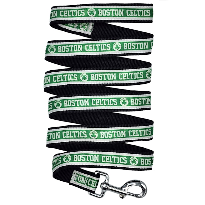 Pets First NBA Satin Dog Leash, 4 ft., Boston Celtics