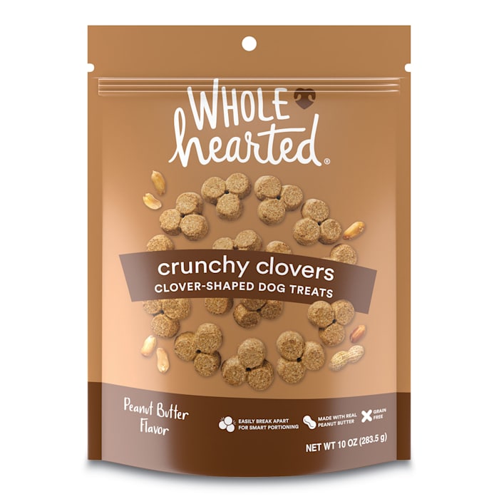 WholeHearted Grain Free Peanut Butter Biscuit Dog Treats, 10 oz.