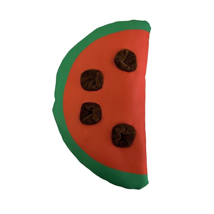 Bark-A-Boo Hide & Treat Watermelon Dog Toy, Medium