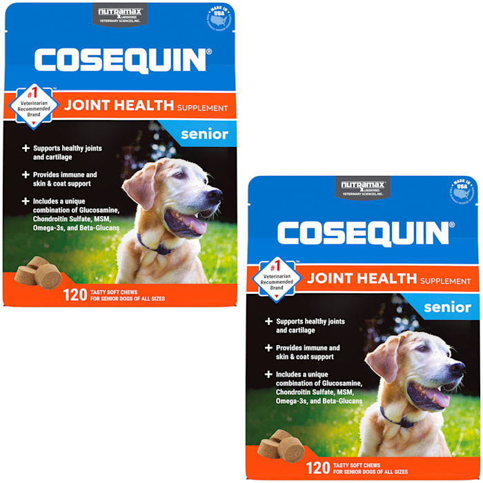 NUTRAMAX COSEQUIN Joint Health Supplement for Senior Dogs, Count of 240