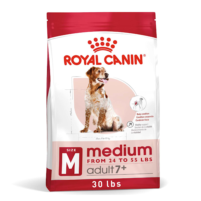 Royal Canin Size Health Nutrition Medium Adult 7+ Dry Dog Food, 30 lbs.
