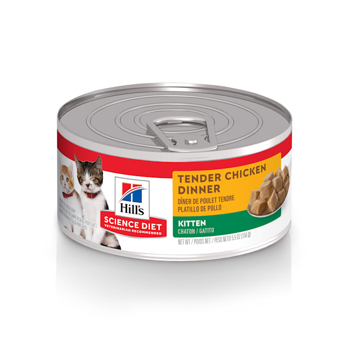 UPC 052742176918 product image for Hill's Science Diet Kitten Tender Chicken Dinner Canned Cat Food, 5.5 oz., Case  | upcitemdb.com