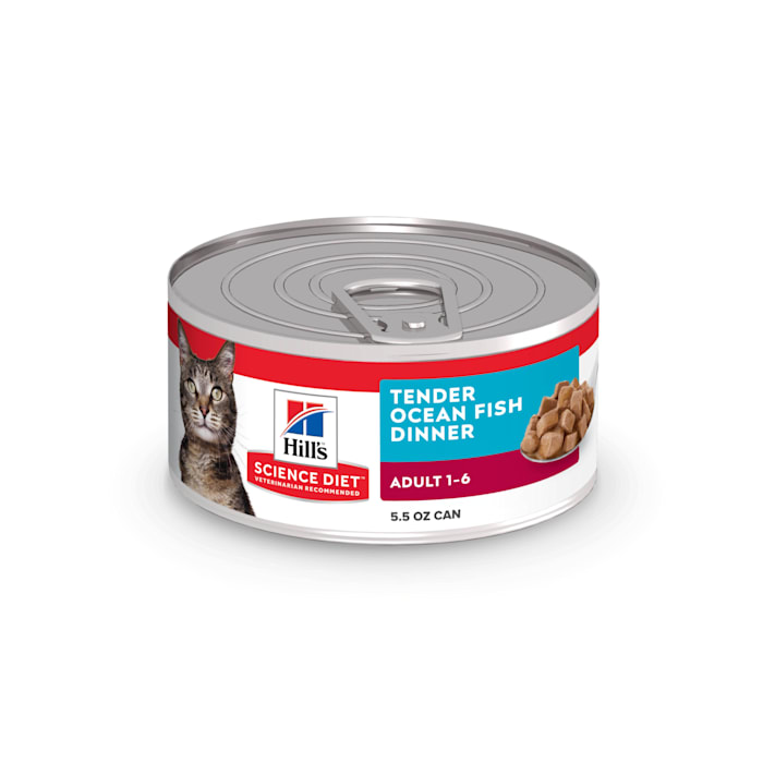 UPC 052742177519 product image for Hill's Science Diet Adult Tender Ocean Fish Dinner Canned Cat Food, 5.5 oz., Cas | upcitemdb.com