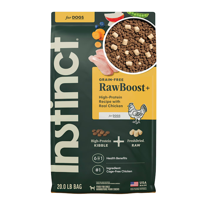 Instinct Raw Boost Grain Free Recipe with Real Chicken Natural Dry Dog Food, 20 lbs.