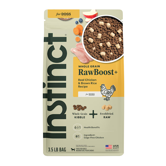 Instinct Raw Boost Whole Grain Real Chicken & Brown Rice Recipe Natural Dry Dog Food, 3.5 lbs.
