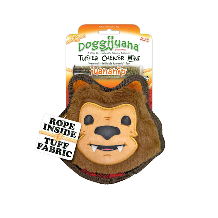 Doggijuana Tuff Chew Mini Werewolf Dog Toy, Medium