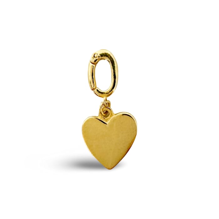 ETHICGOODS 14K Gold Heart Charm, Gold