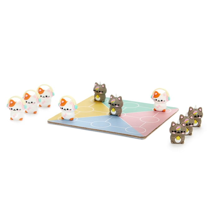 Balvi Kawaii Tic-Tac-Toe Board Game, Assorted