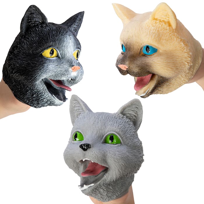 Schylling Cat Hand Puppet, Assorted