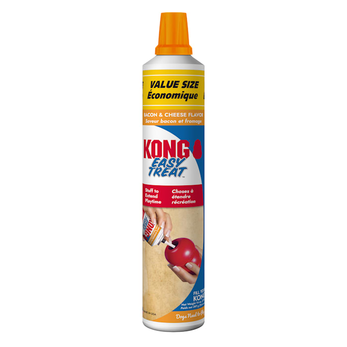 KONG Easy Treat Bacon & Cheese Dog Toy, 14 oz.