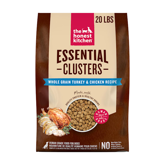 The Honest Kitchen Essential Clusters Whole Grain Turkey & Chicken Dog Food, 20 lbs