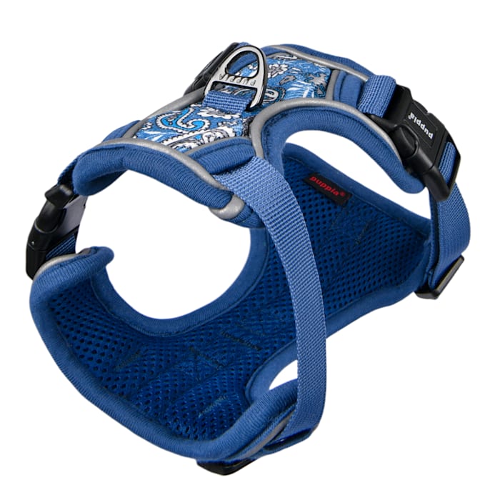 Puppia Cynthia Dog Harness H, Blue, X-Large