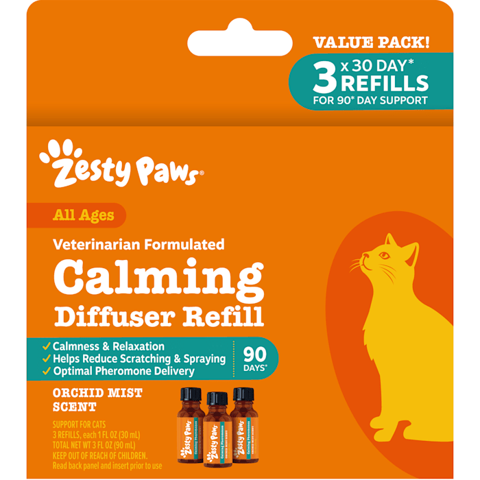 Zesty Paws Cat Calming Diffuser, 3 fl. oz, Pack of 3