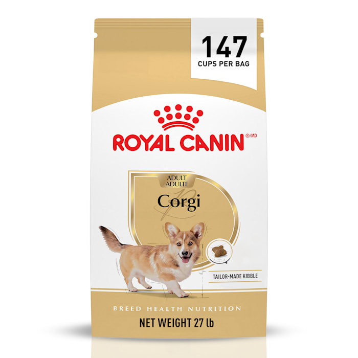 Royal Canin Breed Health Nutrition Corgi, Kibble for Corgis, Supports Digestion & Weight Management Adult Dry Dog Food, 27 lbs