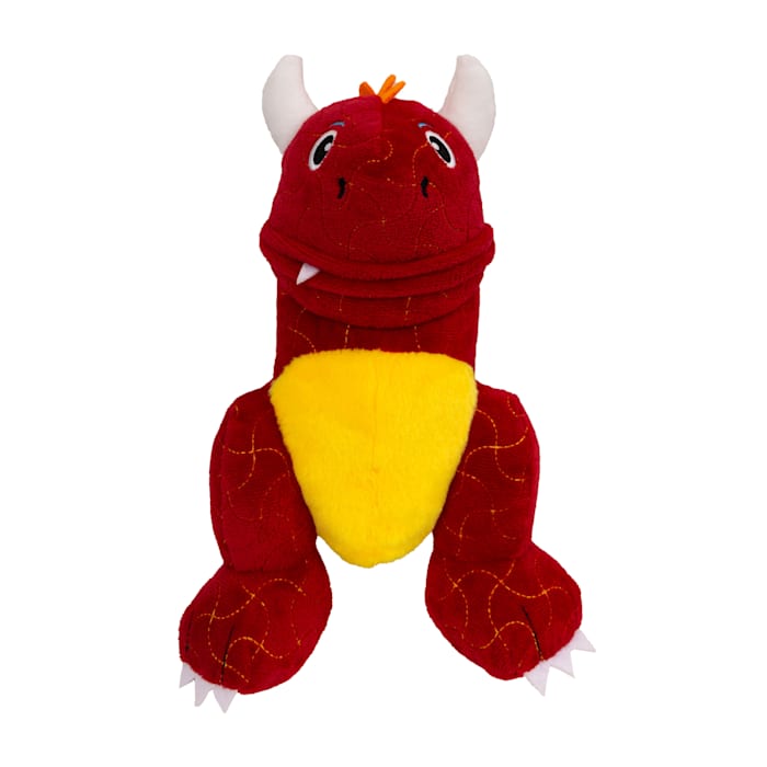 Outward Hound Monster Tuff Threadz Dog Toy, Red, Medium