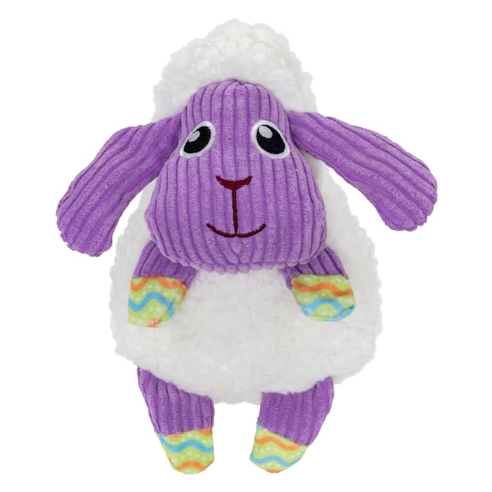 KONG Spring Sherps Floofs Lamb Dog Toy, Purple, Medium