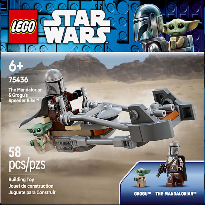 LEGO The Mandalorian & Grogu's Speeder Bike, Multi, Assorted