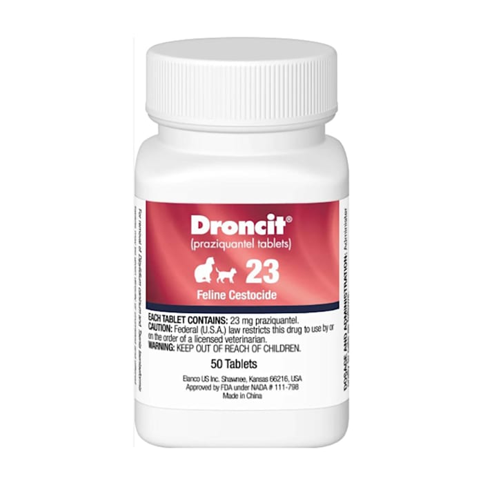 Droncit 23 mg for Cats, 5 Tablets