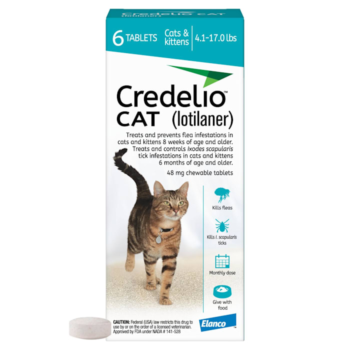 Credelio for Cats 4.1-17 lbs, 6 Count