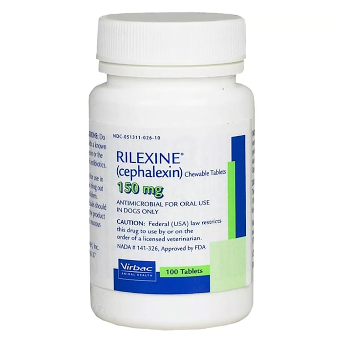 Rilexine Chewable Tablets 150 mg for Dogs, 60 Count