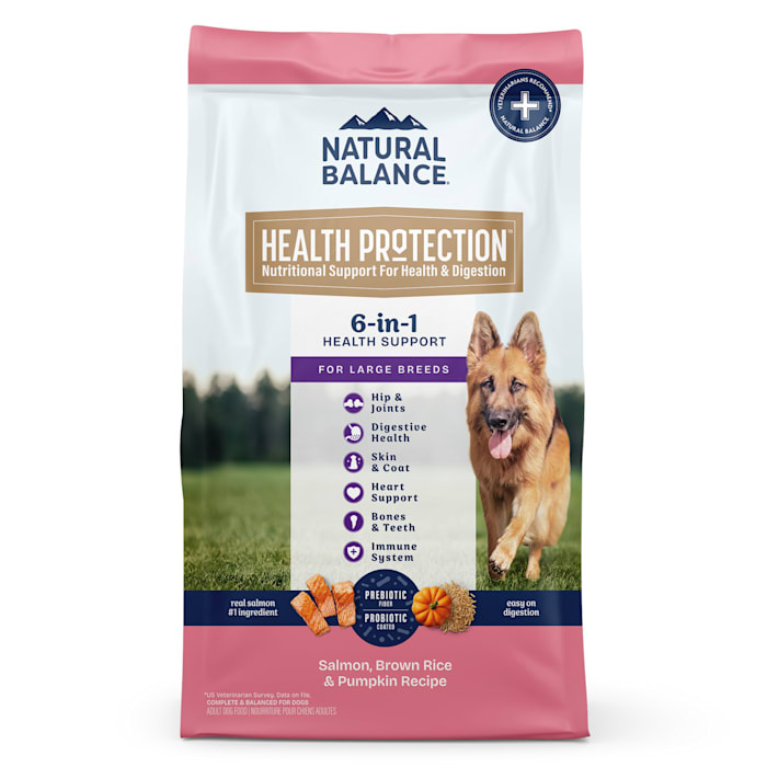 Natural Balance Health Protection Salmon & Rice Recipe Large Breed Dry Dog Food, 26 lbs
