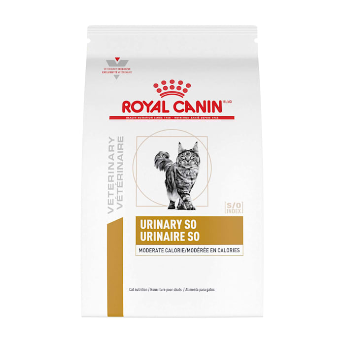 Royal Canin Veterinary Diet Feline Urinary SO Moderate Calorie Adult Dry Cat Food, 6 lbs