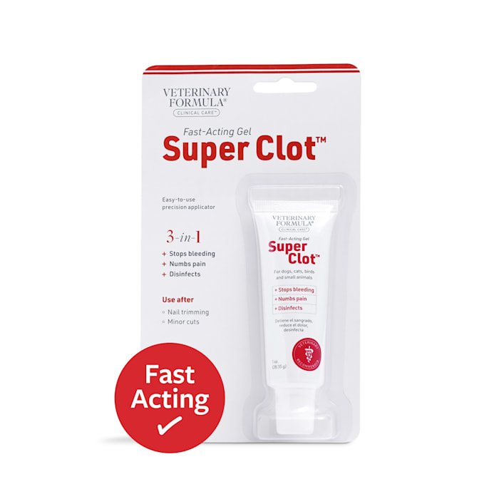 Veterinary Formula Clinical Care Veterinary Formula Super Clot 3-in-1 Fast Acting Gel for Dogs, 1 oz