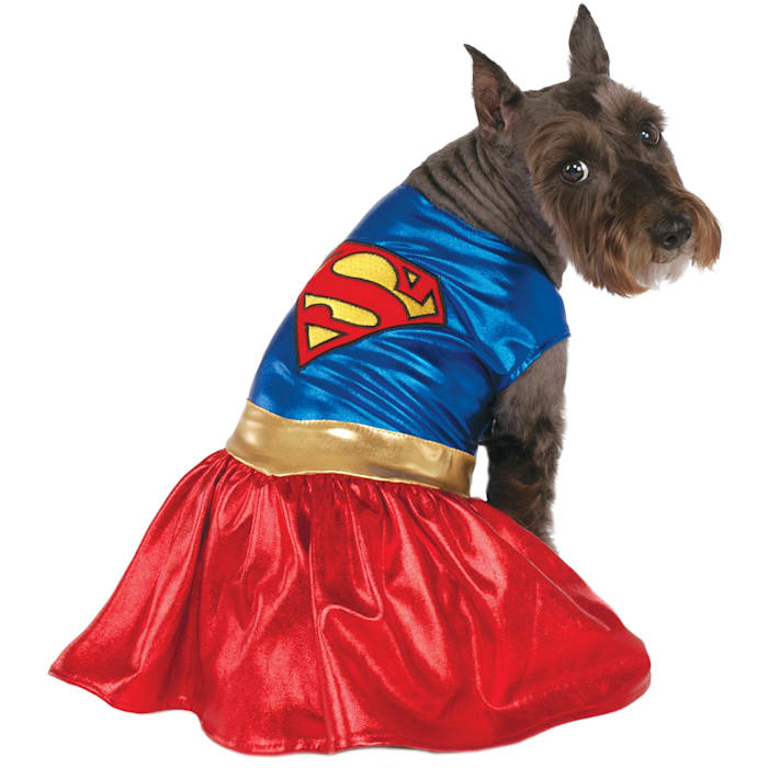 RUBIES Supergirl Costume for Pets, Blue, XL