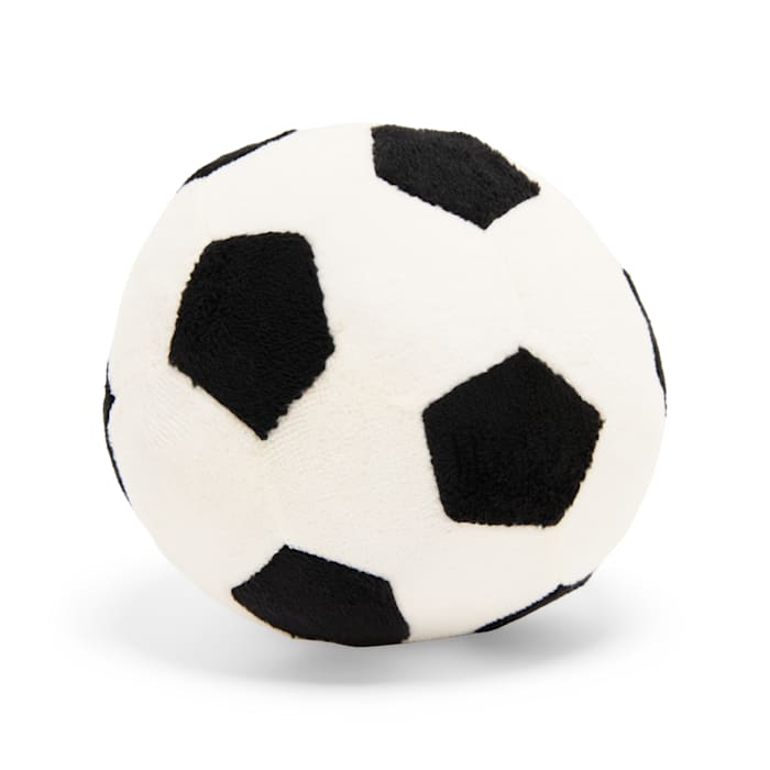 Petco 2 for $5 Mini Soccer Ball Plush Dog Toy, White, XS