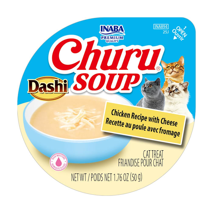 Inaba Churu Chicken Recipe with Cheese Soup for Cats, 1.76 oz