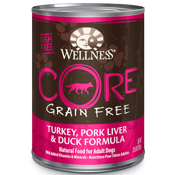 UPC 076344079552 product image for Wellness CORE Natural Grain Free Turkey, Pork Liver & Duck Recipe Wet Dog Food,  | upcitemdb.com