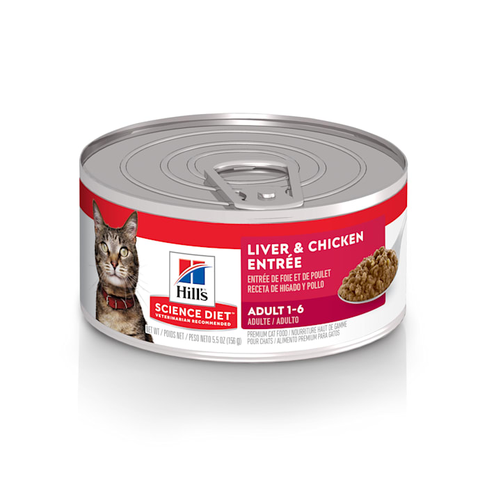 UPC 052742661018 product image for Hill's Science Diet Adult Liver & Chicken Entree Canned Cat Food, 5.5 oz., Case  | upcitemdb.com