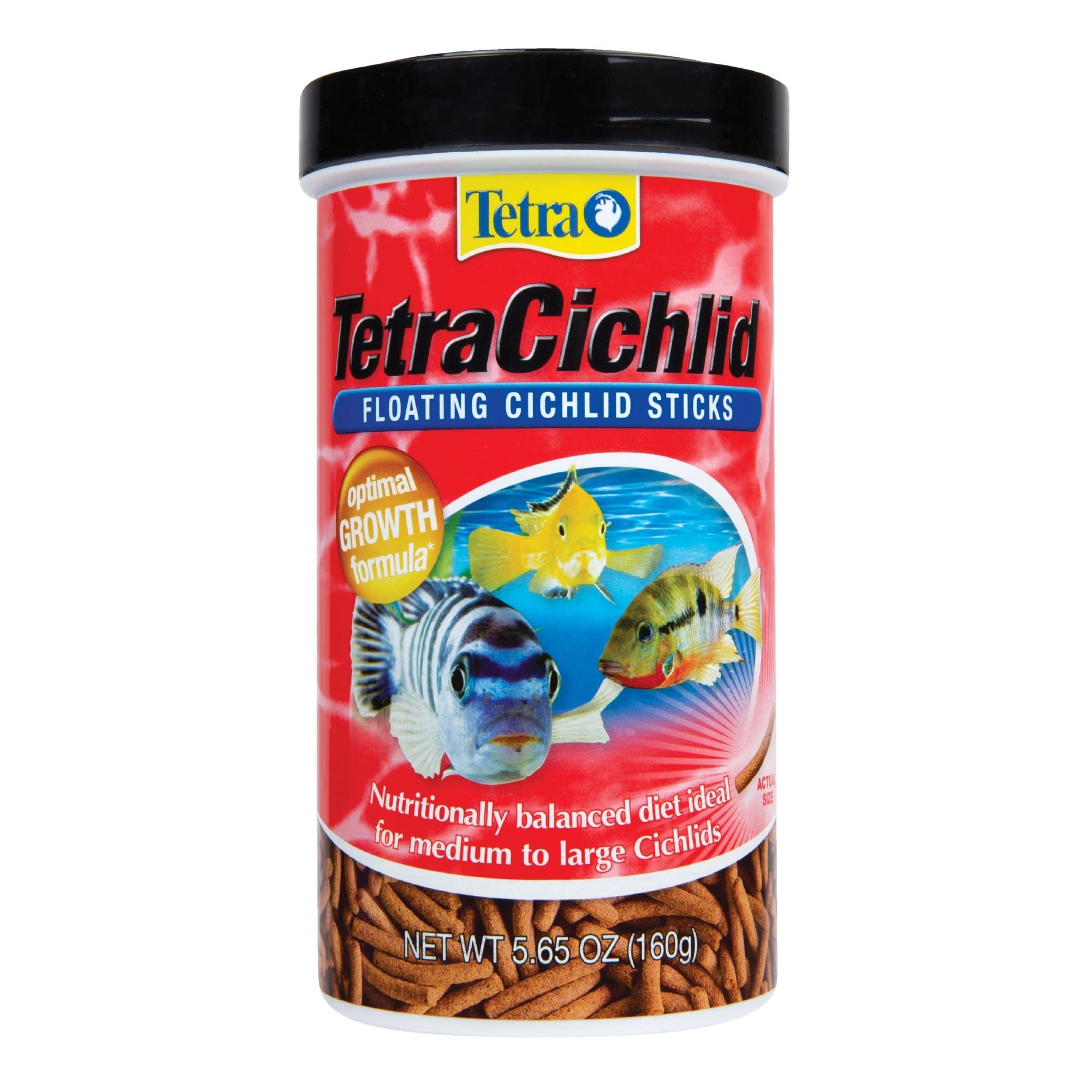 Tetra TetraCichlid Fish Food Flakes, 5.65 oz 