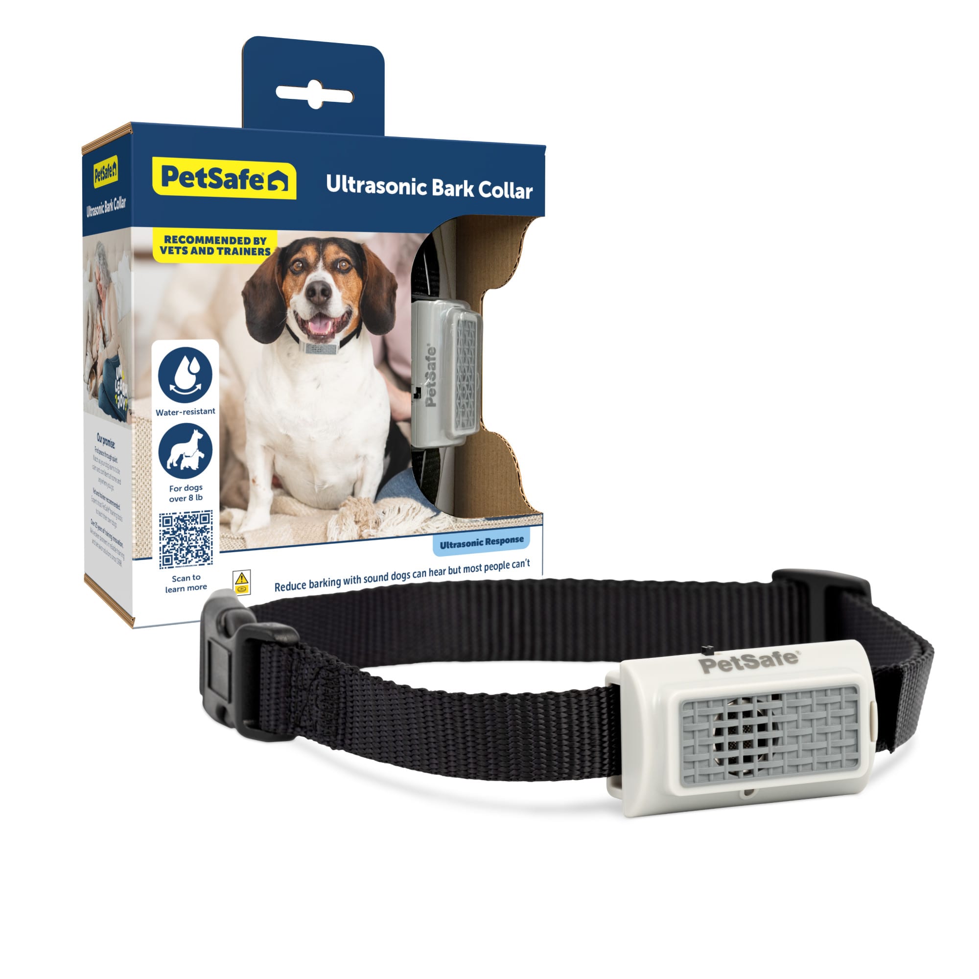 Blue Dog Leash Elecane Small Dog Bark Collar (Model 9) Humane