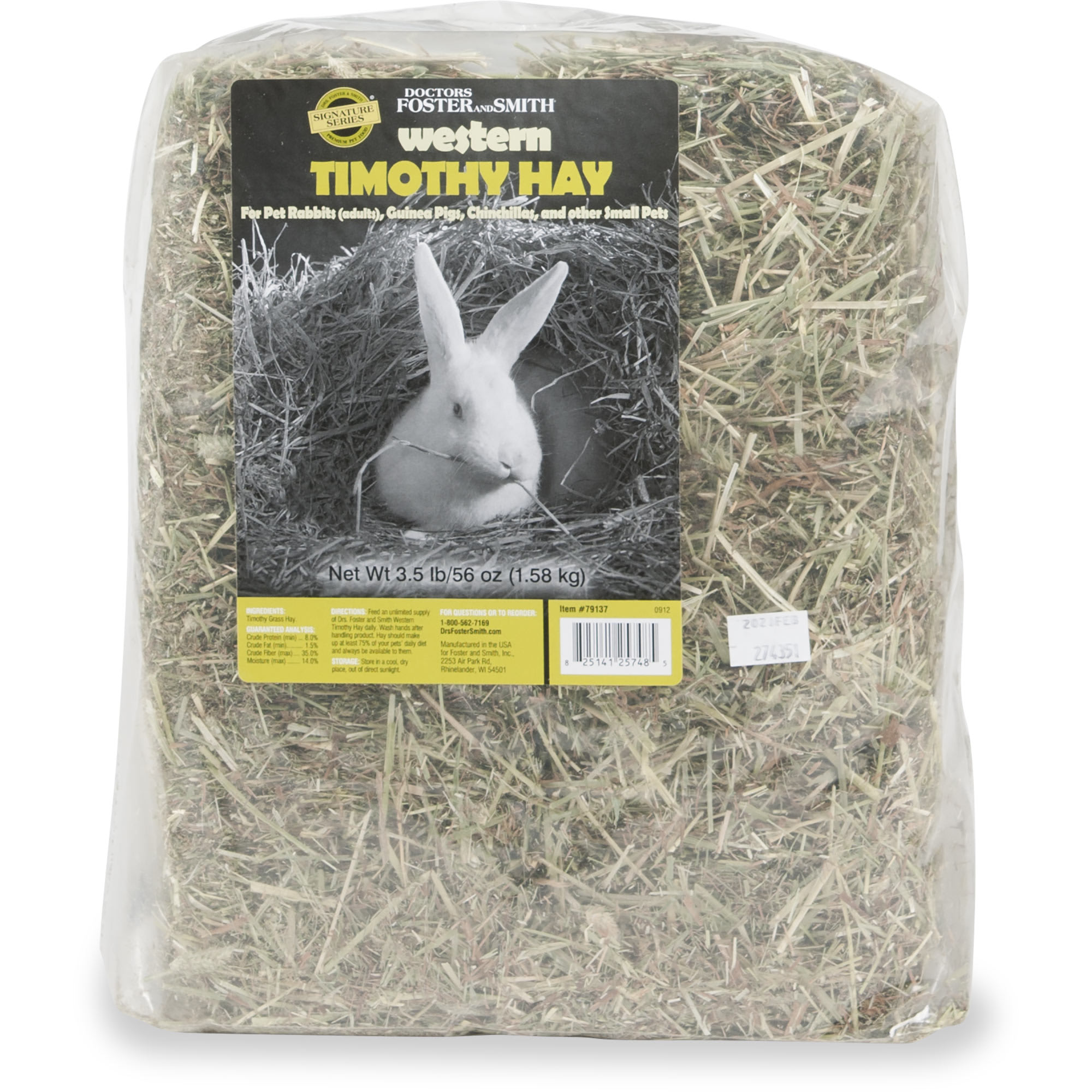 Foin Selective Timothy Hay 400 g Supreme Petfoods