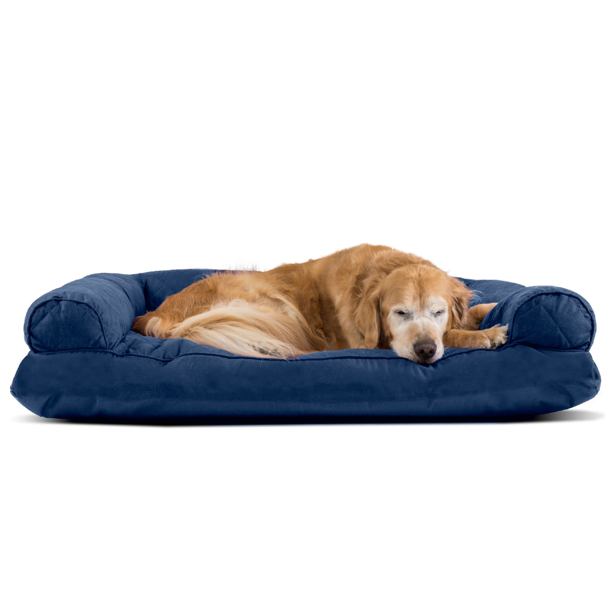 SCRUFFS Blue Expedition Memory Foam Dog Pillow, L X