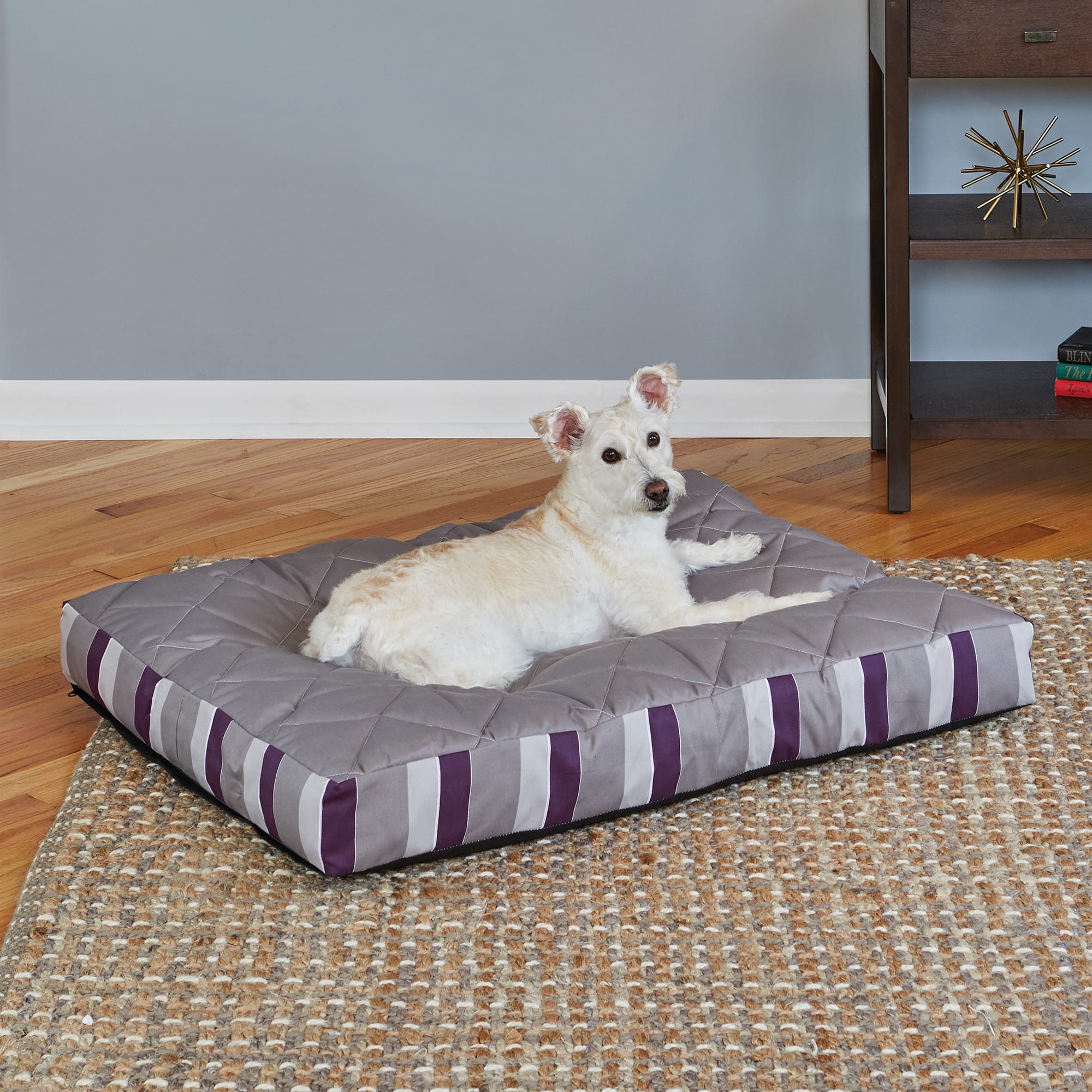 Pillow Top Outdoor Dog Bed - Striped – Kazoo Pet Co
