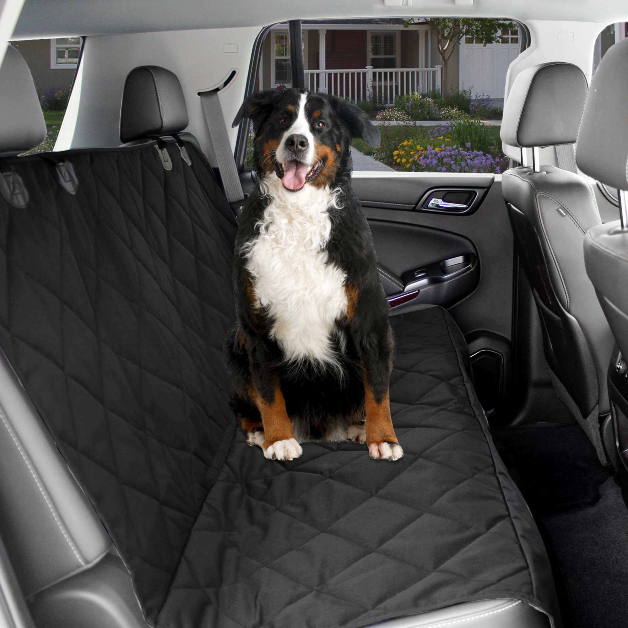 Petco Quilted Hammock Pet Car Seat Cover, 58-in X 59-in, Grey