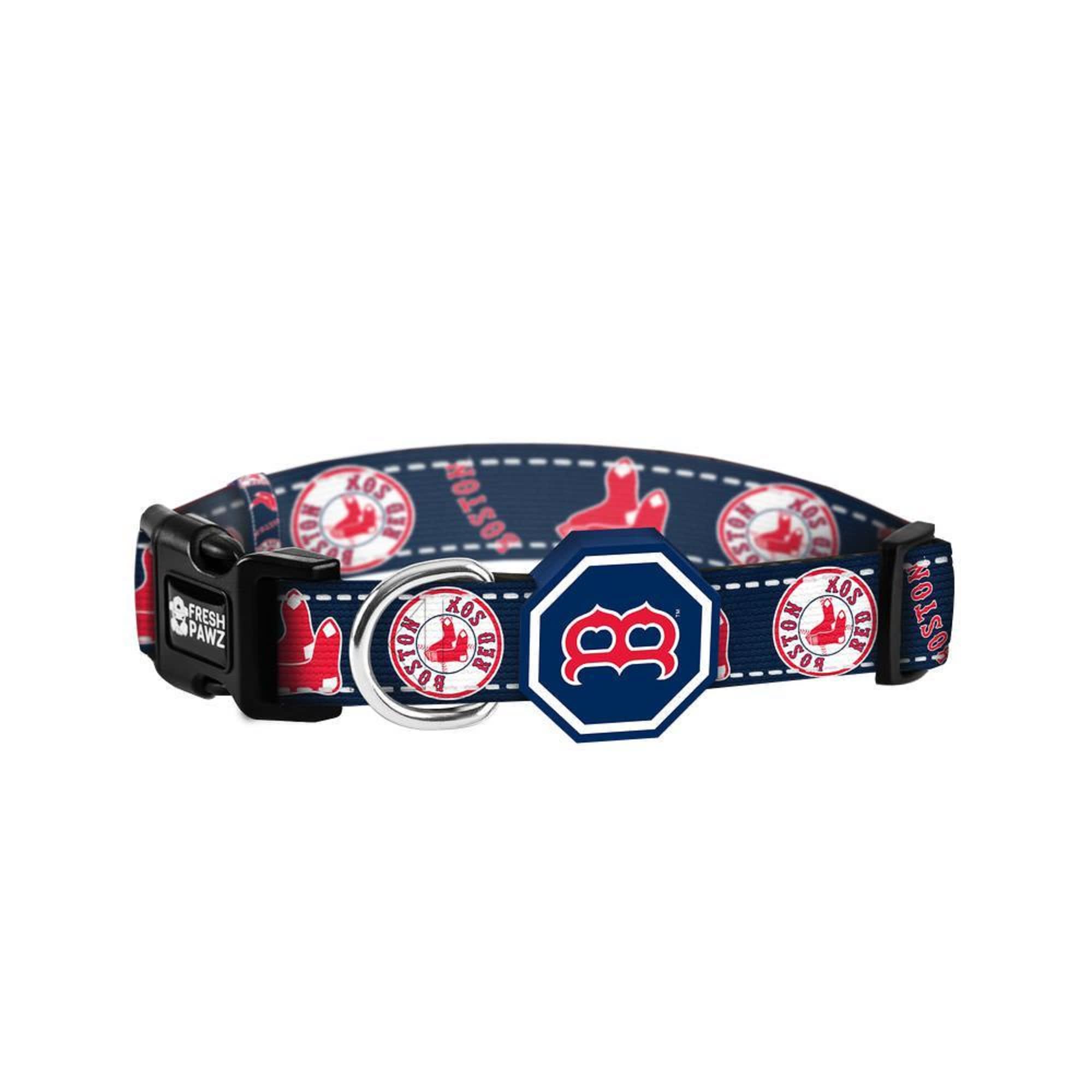  Boston RED SOX Reversible MLB Dog Collar, Large