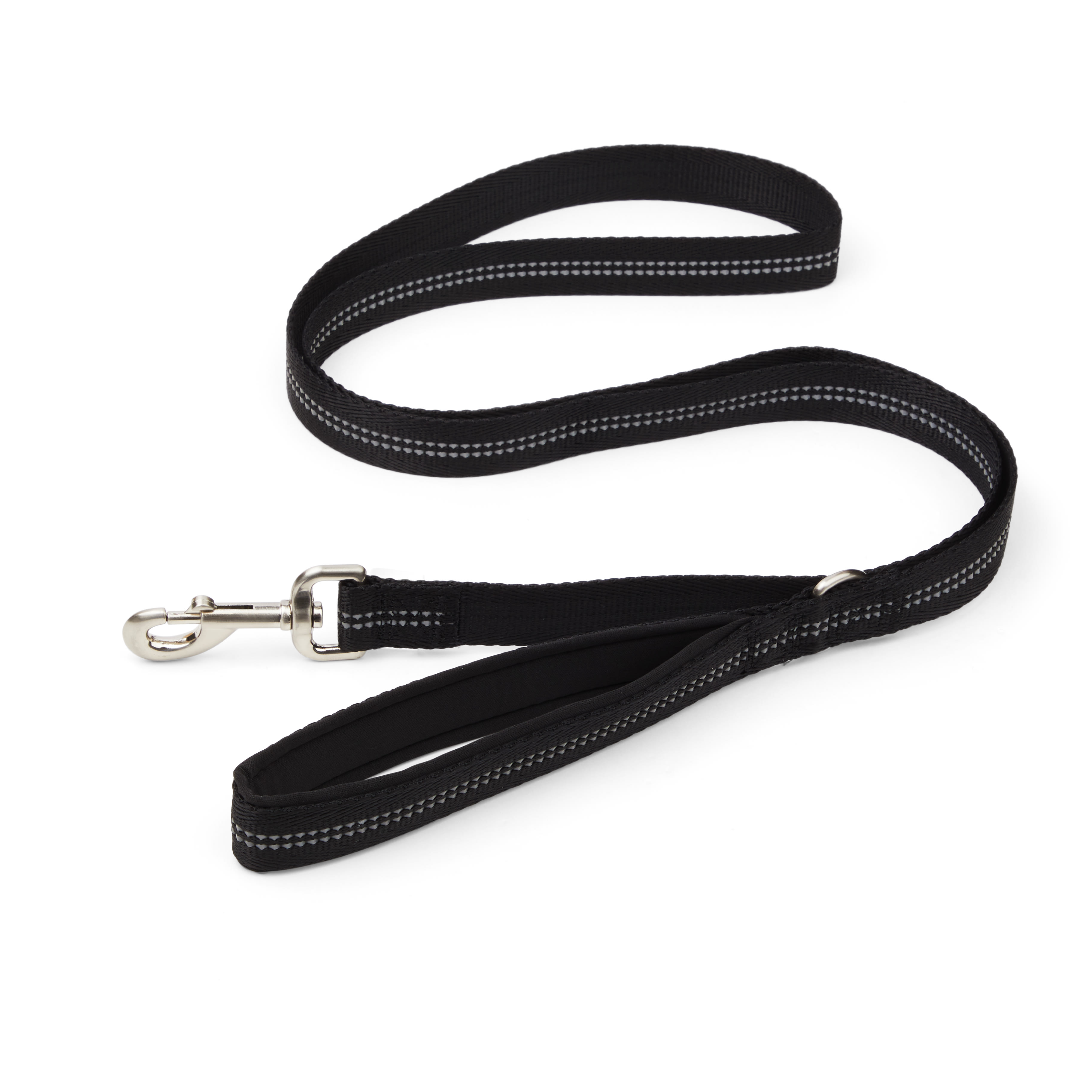 Reddy Black Rope Dog Leash, 6 ft.