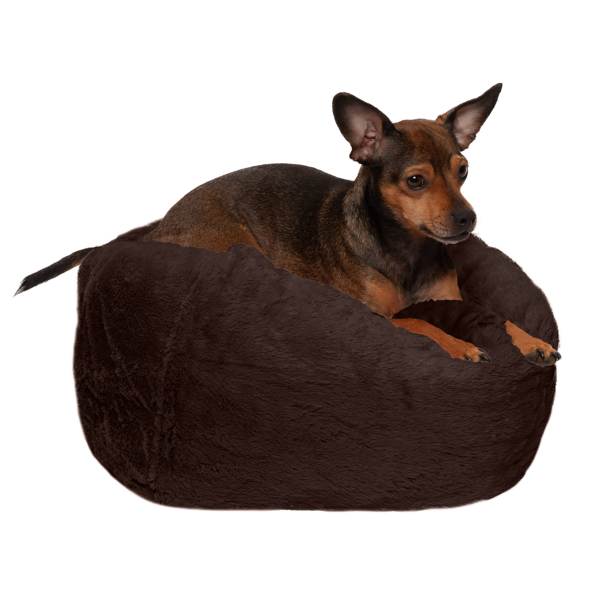 Snoozer Waterproof Round Dog Bed, Gunmetal, Small