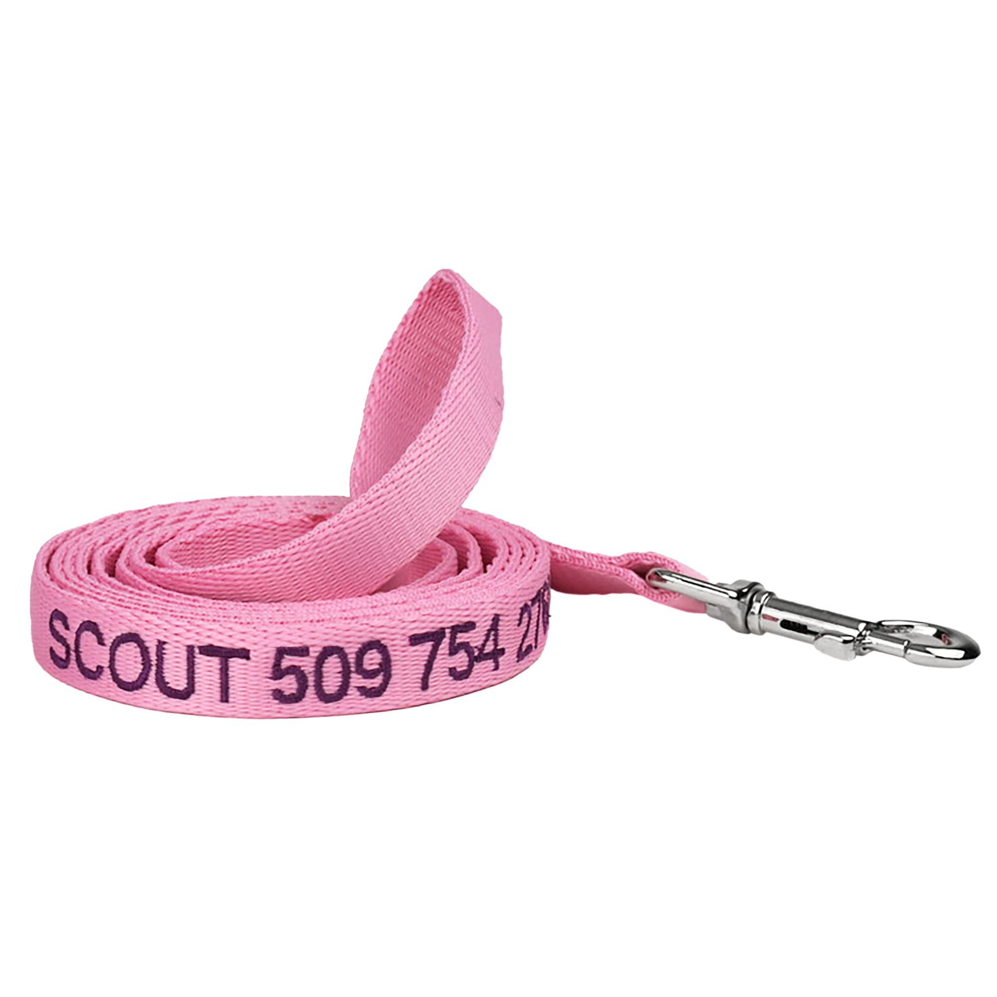 Pet Life 'Escapade' Outdoor Series 2-in-1 Convertible Dog Leash and Collar - Pink - Medium