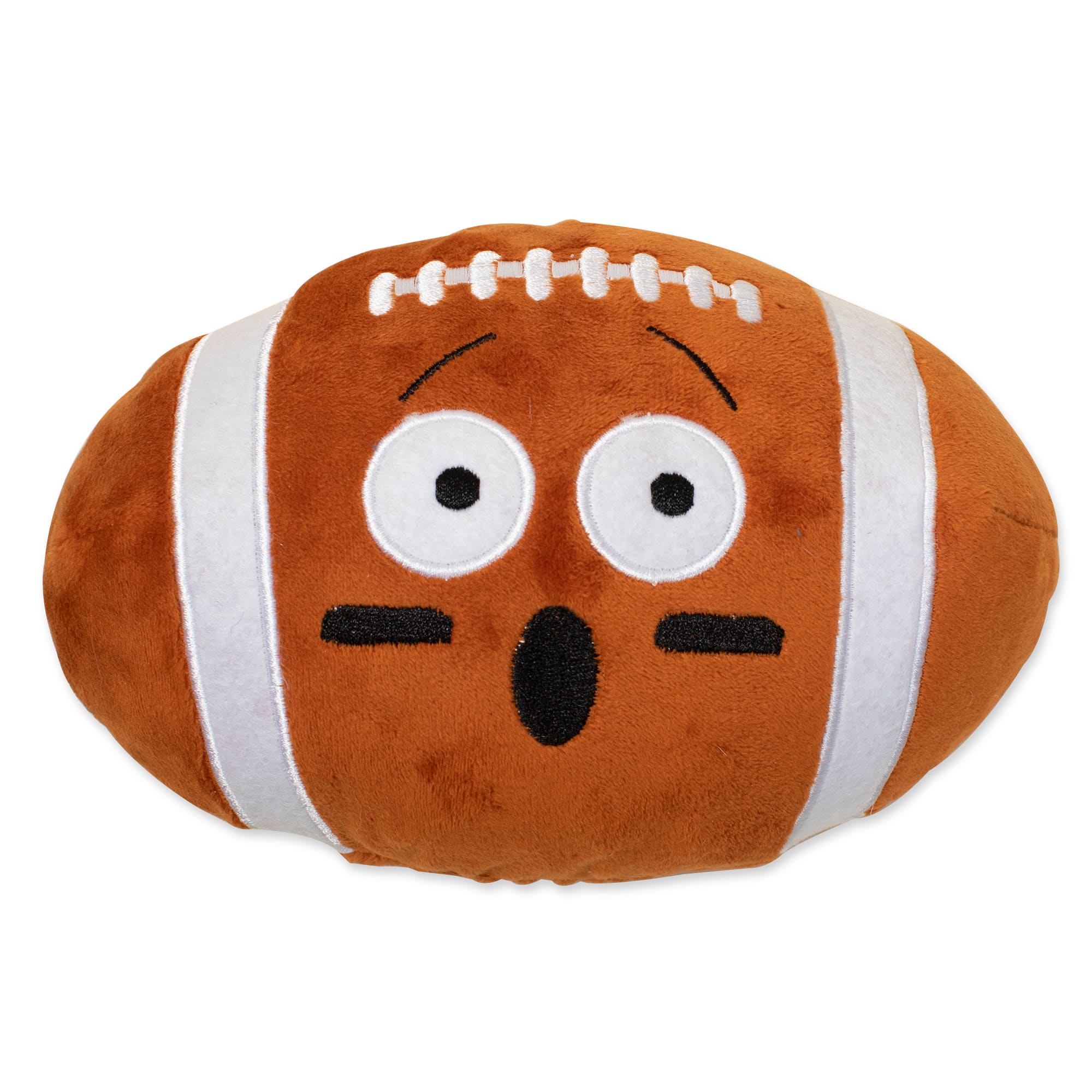 Playology Plush Herding Beef Ball Dog Toy, Small